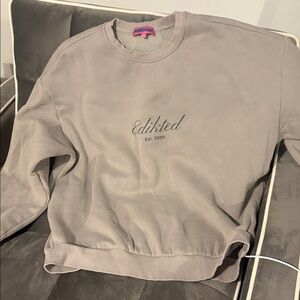 Edikted Gray Sweatershirt